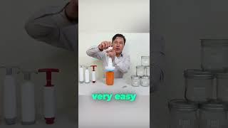 Oxygen is the ENEMY of fresh juice. Remove the Most with This