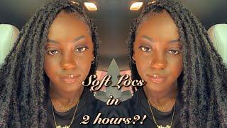 BUTTERFLY LOCS IN ONLY 2 HOURS?! EASY BEGINNER FRIENDLY TUTORIAL (NO WRAPPING)| Sams Beauty