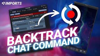 Backtrack & Clip Chat Command | Aitum Imports