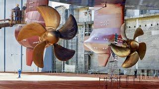 The Crazy Evolution of Propeller Systems Moving World Biggest Ships