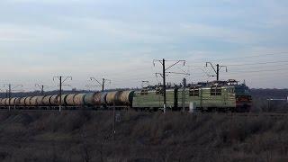 Электровоз ВЛ80С-2250 с грузовым поездом и толкач ВЛ80Т-837