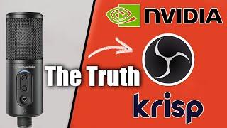 ️ Comparing the BEST AI Noise Suppression for Streaming/YouTube in 2024 (Krisp VS Nvidia VS OBS)