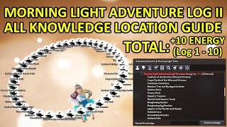 +10 Max Energy TOTAL, Morning Light Adventure Log 2 (II) Knowledge Location Guide Black Desert BDO