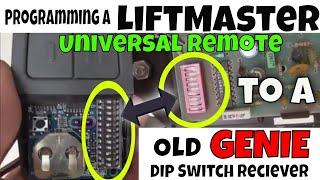 LiftMaster Garage Door Opener Universal Remote - Genie Dip Switch Programming