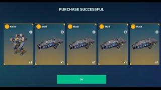 I purchased the Fafnir with 4 x skadi weapons | War Robots android