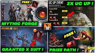  BGMI 3.7 UPDATE OUT ! FREE UPGRADE GUN | MYTHIC FORGE | NEXT UC UP | PRIZE PATH | BGMI NEW UPDATE