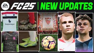 EA FC 25 NEWS | NEW Updates, Real Faces, Boots, Kits & Career Mode Additions 