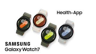 Samsung Galaxy Watch 7 - Health App & Fitness & Körperanalyse