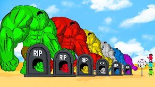 Rescue ALL HULK COLORS & SPIDERMAN, SUPERMAN : Returning From The Dead SECRET - FUNNY