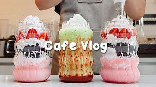 당신은 딸기 파티에 초대받았습니다30mins Cafe Vlog/카페브이로그/cafe vlog/asmr/Tasty Coffee#491