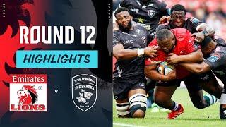 Emirates Lions v Hollywoodbets Sharks | Round 12 | Match Highlights | United Rugby Championship