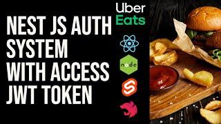 Nest JS Auth System with access and refresh tokens #24 #nestjs #microservices