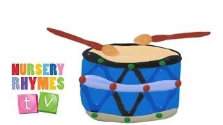 *DRUMS* | Musical Instruments | Nursery Rhymes TV | Music For Kids