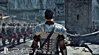 Gladiator - Battle of Britannia (4K 60FPS) Roman Army Vs Invaders of England