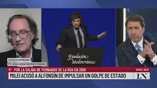 Nueva polémica entre la UCR y el presidente Milei por los dichos contra Alfonsín