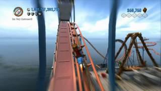 LEGO City Undercover - Vehicle Stunt - Roller Coaster Loop on a Motorcycle (Orion's Rockets)