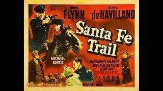 Errol Flynn & Olivia de Havilland in Michael Curtiz' "Santa Fe Trail" (1940)