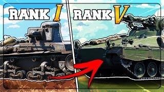 Evolving Tanks to TOP TIER (German Light Tank Edition) - War Thunder 'Sons of Attila' Update