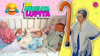 La ABUELITA LUPITA cuida de los Bebés Reborn Lindea, Ben, Anuk, Leo y Neala & Darwin