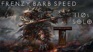 [D3 2.6.8] FRENZY BARB Speed 110's Solo