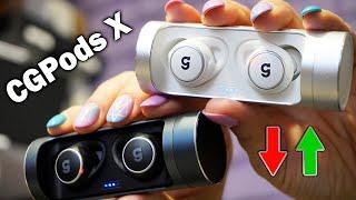 ТЕПЕРЬ НАМНОГО ЛУЧШЕ! TWS-наушники CGPods X! ОБЗОР и сравнение с CGPods 5.0