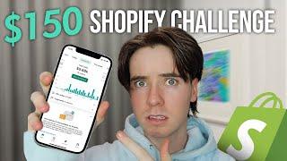 I Tried Shopify Dropshipping With Only $150 (Insane Results)