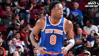 Knicks get off to slow start after rough loss to Rockets