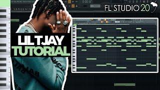 HOW TO MAKE A LIL TJAY TYPE BEAT FROM SCRATCH USING FL STUDIO 20