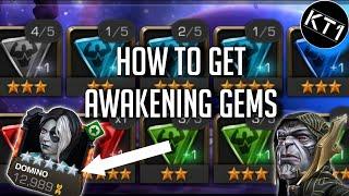 Where To Find All 4* And 5* Awakening Gems In Permanent MCOC Content!