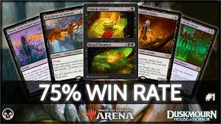  Mono Black Midrange, 75% Win Rate, part 1 | MTG Arena | Explorer | BO3 | Duskmourn