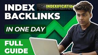 How to Index Backlink With Indexification Step-by-Step Guide | Hindi | THEANKITKR