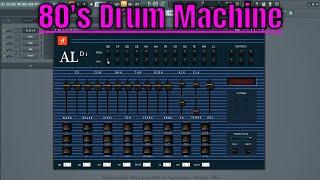 80's Drum Machine VST From Audiolounge [ AL D1 2.0 VSTi ]