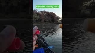 Random fishing hack! Great for anything outdoors honestly #kayakfishingtips #kayakangler #kayaking