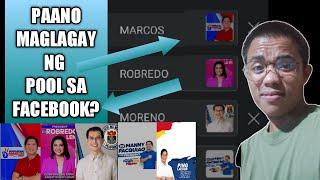 HOW TO CREATE EASILY A POLL IN FACEBOOK | PAANO GUMAWA NG POLL SA FACEBOOK