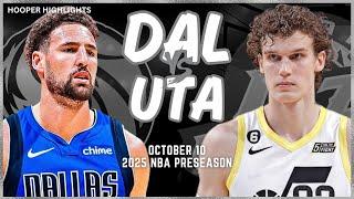 Dallas Mavericks vs Utah Jazz Full Game Highlights | Oct 10 | 2024-25 NBA Preseason