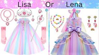 Lisa or Lena choose one (Princess toys)