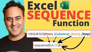 How to Use the Excel SEQUENCE Function