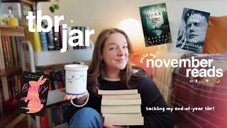 tbr prompt jar picks my november reads 