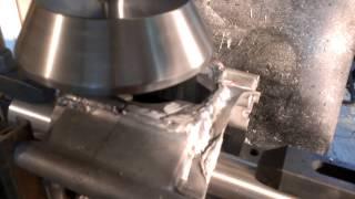 Decking a Kawasaki F7 crankcase after welding to modify.