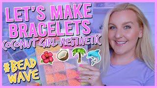 Essential Summer Bracelets  DIY coconut girl aesthetic bracelets  how to make beaded bracelets 