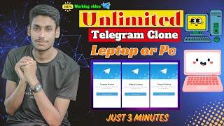 Unlimited Telegram Clone । Multiple Telegram Accounts on a Windows PC & Laptop | Freelancer Mamun ।