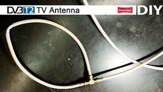 Антенна DVB-Т2 - Как сделать! Антенна DVBT2 цифровое телевидение / Бесплатный прямой эфир / #антенна