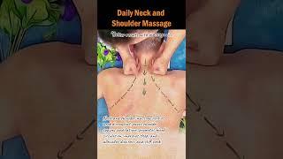 Daily Neck and Shoulder Massage #neckmassage #shouldermassage #dailymassage #headacherelief
