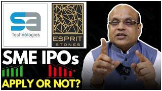 S A Tech Software India and Esprit Stones Limited Apply or Not? | Pankaj Ladha