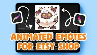 Making P2U ANIMATED EMOTES for ETSY Shop | Palworld