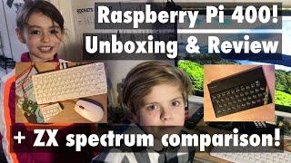 We Got a Raspberry Pi 400! Review, ZX Spectrum Comparison & Unboxing