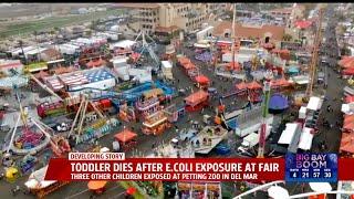 Toddler Dies After E. Coli Exposure At Fair