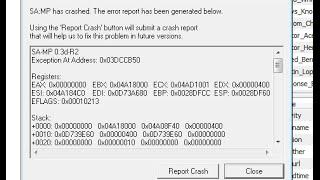 Eliminar Crash Report SA:MP 0.3.7 [SOLUCION]