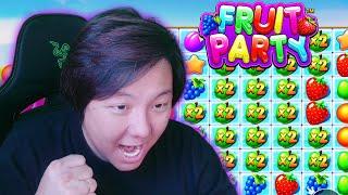 Insane Fruit Party Hit Saves the Day! HUGE WIN!