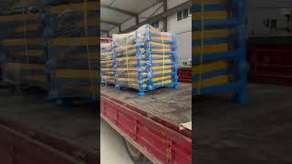 Metal stacking rack, supporting ODM/OEM#logistics #coldstorage #warehouse #metal #industry